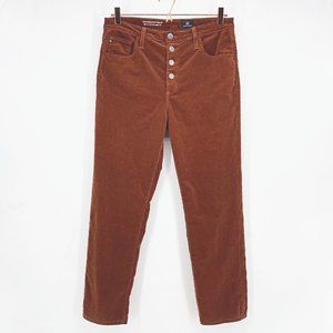 Ag Adriano Goldschmied Isabelle Button Up Corduroy Pants